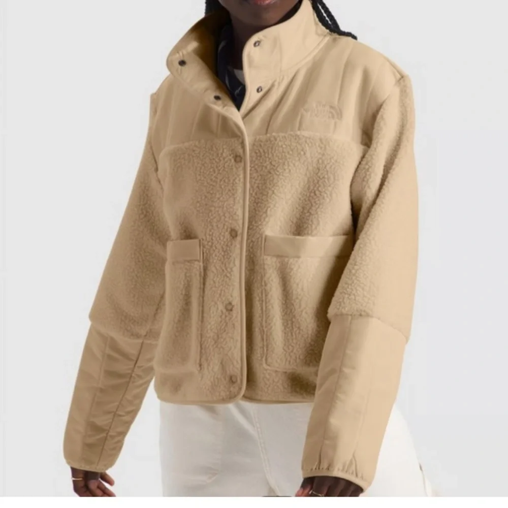 TNF The North Face WOMEN'S CRAGMONT FLEECE JACKET NWT Khaki Stone XL - Picture 3 of 9